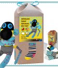 Art & Craft Sock Puppet DIY Kit - African Soxy Animal - Sock Monkey Soft Toy Game-based Educational Toy
